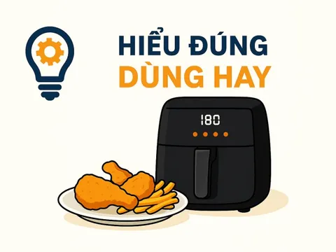Nồi chiên không dầu: Có thực sự không dầu và nấu ăn 'healthy' hơn?