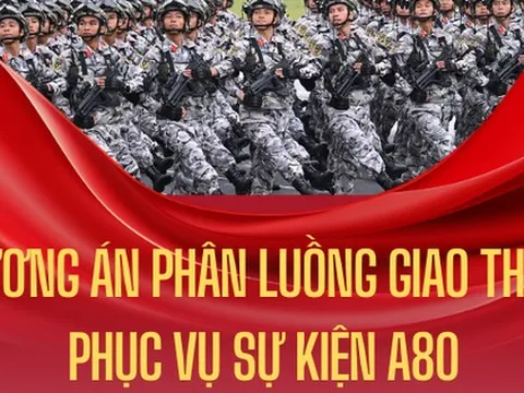 Lưu ý quan trọng về cấm đường phục vụ tổng hợp luyện A80 áp dụng từ sáng nay