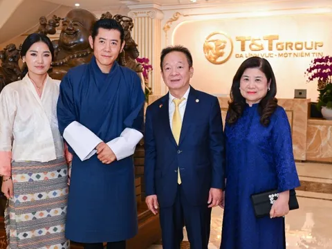 Quốc vương Bhutan và Hoàng hậu tới thăm Tập đoàn T&T Group