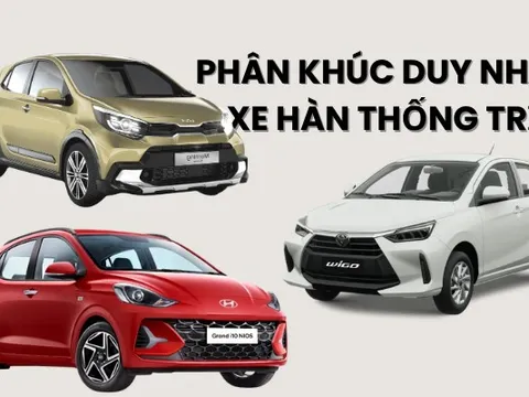Thất thế trên thị trường, đây là phân khúc duy nhất mà xe Hàn vẫn thống trị, tăng hơn 37% so với tháng trước