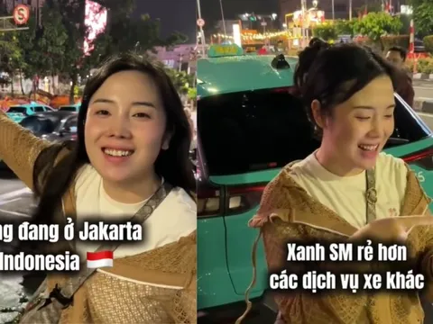 Nghe TikToker Việt review đi Xanh SM tại Indonesia: Rẻ hơn các dịch vụ xe khác