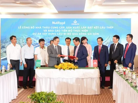 Đại Dũng là nhà thầu thép cho dự án cầu 1.000 tỷ hình chiếc lá, đi bộ qua sông Sài Gòn