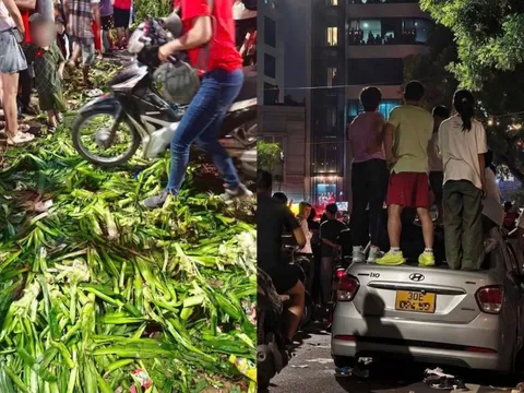 Người dân vượt rào bảo vệ, dẫm nát cây khi đi xem hợp luyện diễu binh: Công an Hà Nội khuyến cáo