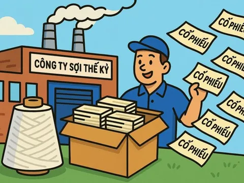 Một doanh nghiệp chuẩn bị chia cổ tức bằng cổ phiếu, tỷ lệ 45%