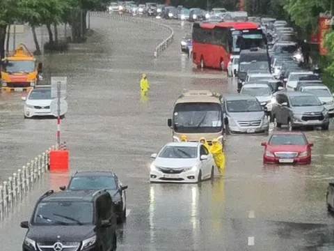 Hà Nội dự báo tiếp tục mưa to trong ngày hôm nay, ngày sơ duyệt A80