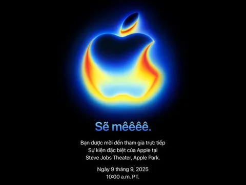 Apple gửi thư mời sự kiện ra mắt iPhone 17 ngày 9/9: “Sẽ mêêêê”