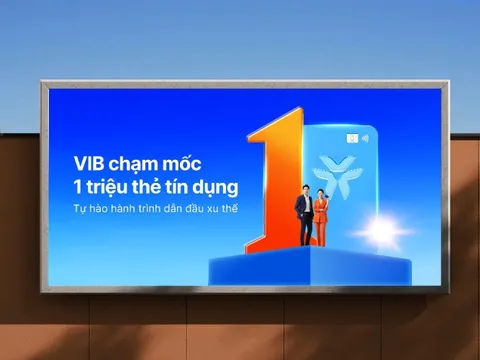 VIB cán mốc 1 triệu thẻ tín dụng: Khẳng định vị thế hàng đầu