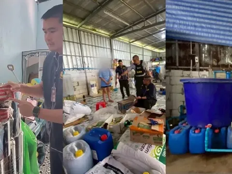 Một trung tướng chỉ huy cuộc đột kích, tóm gọn đường dây sản xuất nước tương, cà phê giả quy mô lớn, tịch thu hơn 75.000 sản phẩm sắp tung ra thị trường