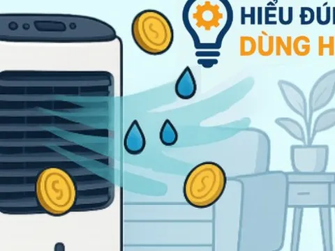So sánh quạt hơi nước và quạt điều hòa: Loại nào tiết kiệm điện hơn trong mùa nóng?
