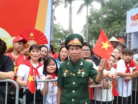 Ưu tiên hơn 5.000 chỗ cho cựu chiến binh, người cao tuổi xem diễu binh A80