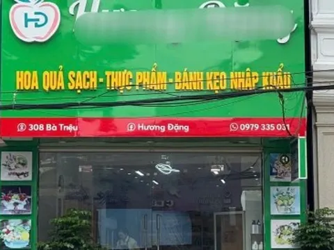 Vụ 3 chùm nho giá 4,5 triệu đồng: Cửa hàng mắc 2 vi phạm