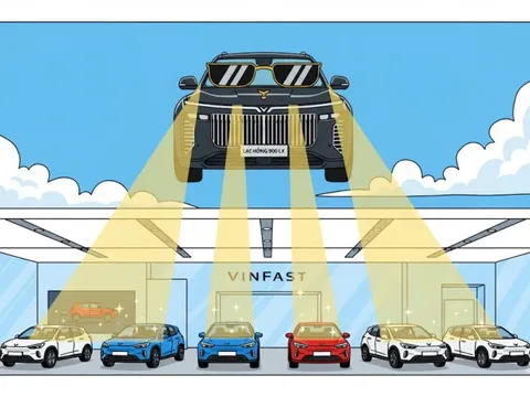 Chiêu "Bát phở 2 triệu đồng" của VinFast khi chế ra Lạc Hồng 900 LX nặng 5 tấn, mạ vàng, "chấp" 440 viên đạn súng trường và 11 quả mìn