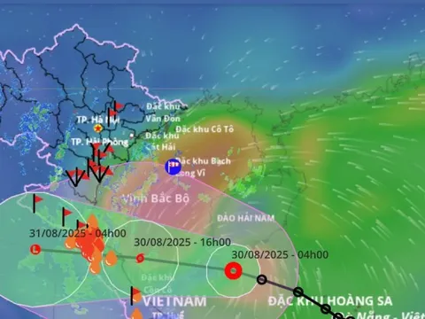 Áp thấp nhiệt đới đổ bộ tối nay, miền Trung mưa đỉnh điểm