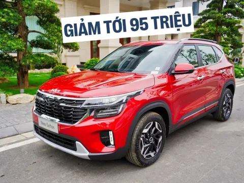 Kia Seltos "dọn kho" giảm giá tới 95 triệu đồng, giá bản giữa nay tiệm cận 'đàn em' Sonet