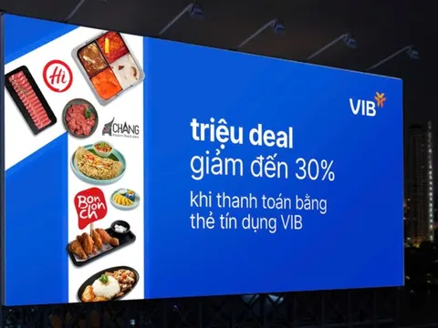 Cán mốc 1 triệu thẻ tín dụng, VIB dành triệu deal tri ân khách hàng