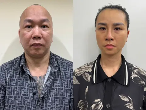 Bắt giữ 2 vợ chồng Trần Trung và Hoàng Thu Trang