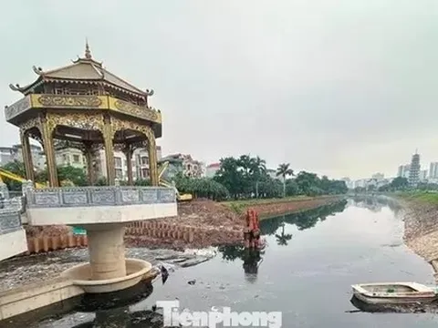 Đập dâng trên sông Tô Lịch hoạt động ra sao khi bổ sung nước từ Hồ Tây vào?