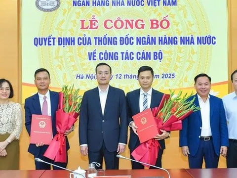 Thống đốc bổ nhiệm 2 Phó Chánh Thanh tra Ngân hàng Nhà nước
