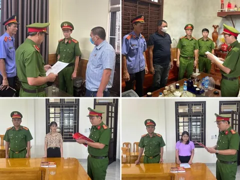 Khám xét nơi ở của Giám đốc Trần Chính Phong và kế toán Trương Thị Thúy Diệu