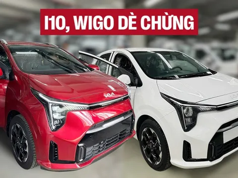 Kia Morning 2025 về đại lý trước khi ra mắt: Đèn LED như Carnival, cụm màn hình lớn, CarPlay không dây, 'phả hơi nóng' lên Wigo, i10