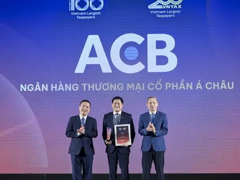 Phát triển bền vững, ACB liên tục nằm trong nhóm ngân hàng tư nhân nộp ngân sách lớn nhất Việt Nam
