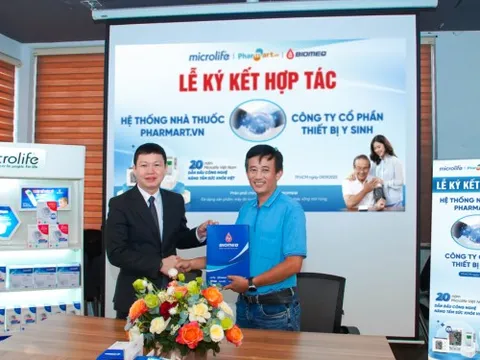 Pharmart.vn x Biomeq hợp tác: Chung tay bảo vệ huyết áp cùng Microlife