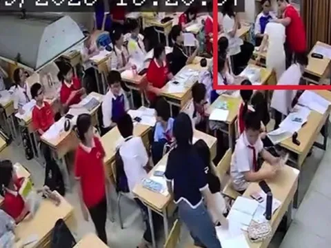 Bộ GD-ĐT lên tiếng vụ học sinh lớp 7 túm tóc, ấn đầu cô giáo