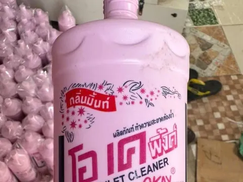 Triệt phá đường dây sản xuất, buôn bán hàng giả nước giặt, nước tẩy rửa nổi tiếng ở TP.HCM