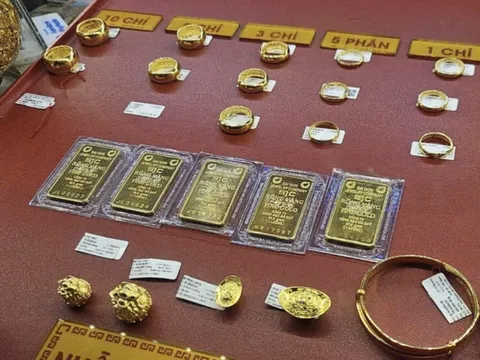 Chiều 19-9, giá vàng miếng SJC và vàng nhẫn cùng ổn định