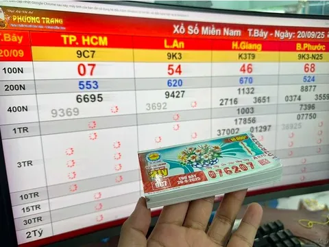 Xuất hiện người trúng 140 tờ vé số ngày 20/9: Danh tính vị khách may mắn và tổng số tiền gây bất ngờ