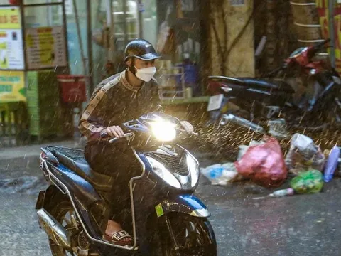 Miền Bắc mưa từ đêm nay