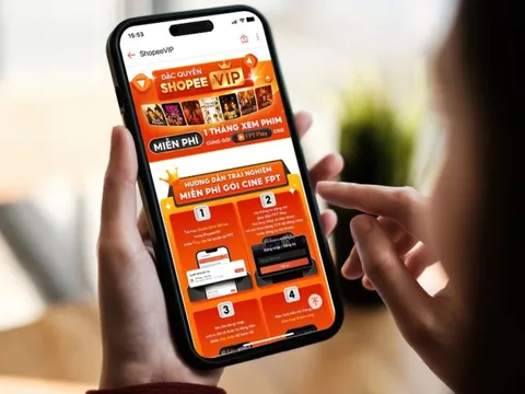 ShopeeVIP tung đặc quyền mới: Miễn phí một tháng xem phim trên FPT Play Cine