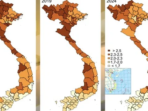 Mức sinh ở Việt Nam đang giảm thế nào?
