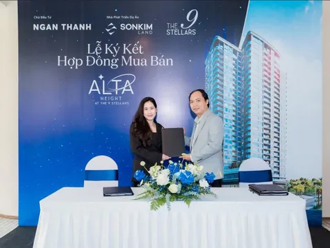 Sonkim Land chính thức ký kết hợp đồng mua bán căn hộ Alta Height tại The 9 Stellars