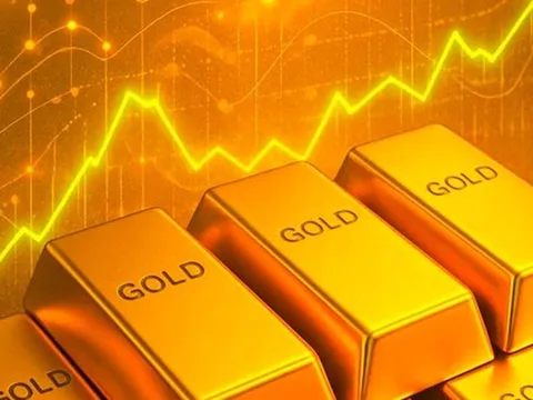 Tối 23/9, giá vàng tăng vọt lên đỉnh mới