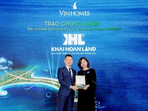 Khải Hoàn Land ký kết cùng Vinhomes, chính thức phân phối Vinhomes Green Paradise