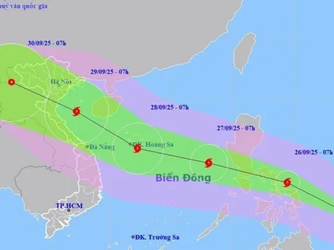CẬP NHẬT: BÃO BUALOI - BÃO SỐ 10 mạnh CẤP 12-13, giật CẤP 16 hướng vào Bắc Bộ - Bắc Trung Bộ