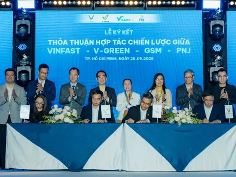 PNJ hợp tác cùng VinFast, GSM, V-Green thúc đẩy giao thông xanh trong doanh nghiệp