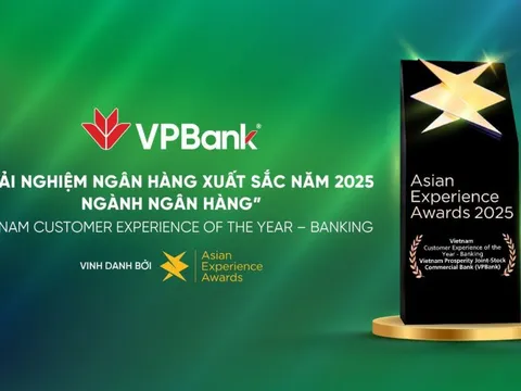 VPBank được vinh danh tại giải thưởng Trải nghiệm khách hàng của năm