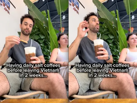 Khách Tây uống liên tục 1 món của Việt Nam suốt 2 tuần: "Cố uống càng nhiều càng tốt trước khi rời đi"