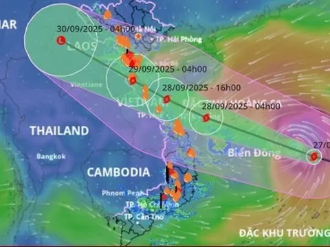 Bão số 10 Bualoi di chuyển rất nhanh, gây mưa to trên 600mm ở Bắc và Trung Bộ