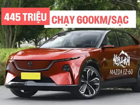 Mazda CX-6e ra mắt: Giá quy đổi từ 445 triệu đồng, lớn hơn CX-5, màn hình 5K 26 inch, động cơ điện mạnh 255 mã lực, chạy 600km/sạc