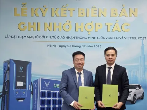 Công ty của tỷ phú Phạm Nhật Vượng bắt tay Viettel Post tham vọng phủ sóng 5.000 điểm sạc và giao nhận trên toàn quốc