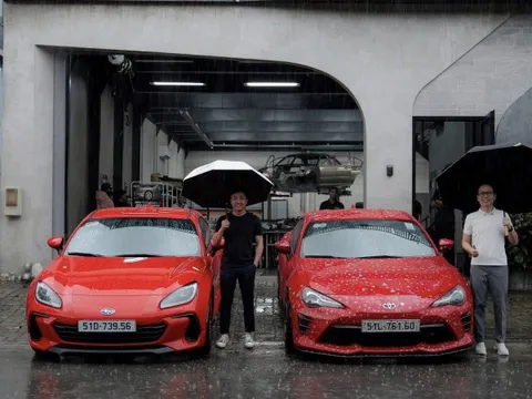 Cường đô la 'tậu' Subaru BRZ số sàn, dân mạng đùa: ‘May có bộ tem mới phân biệt được đâu là xe mới mua’