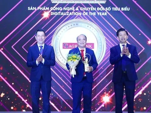 Agribank được vinh danh 3 sản phẩm, dịch vụ tài chính tiêu biểu năm 2025, khẳng định vị thế dẫn đầu