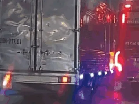 Tài xế xe khách chèn ép, chuyển làn gây nguy hiểm, va chạm với xe tải khai gì?