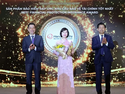 Hanwha Life được vinh danh có “Sản phẩm bảo hiểm đáp ứng nhu cầu bảo vệ tài chính tốt nhất”