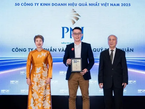 PNJ vào top 50 Công ty kinh doanh hiệu quả nhất Việt Nam