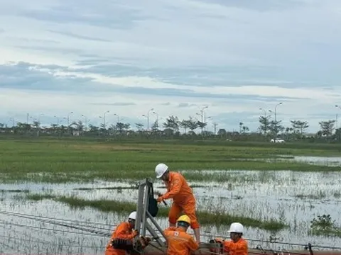 EVN cập nhật tình hình khắc phục sự cố điện sau bão số 10