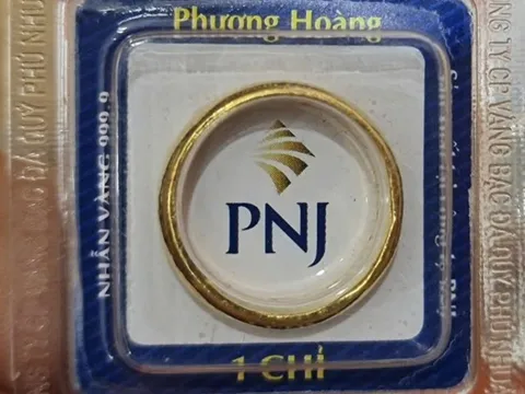 Sáng 1-10, giá vàng miếng, vàng nhẫn cùng nhau tăng tiếp